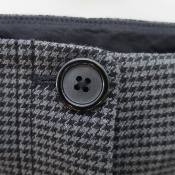 Helmut Lang Houndstooth Cropped Flare Pant Size 2 - Picture 9 of 16